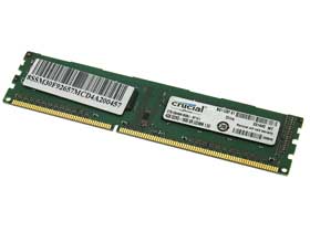 4GB DDR3-1600  Memory Module-Crucial